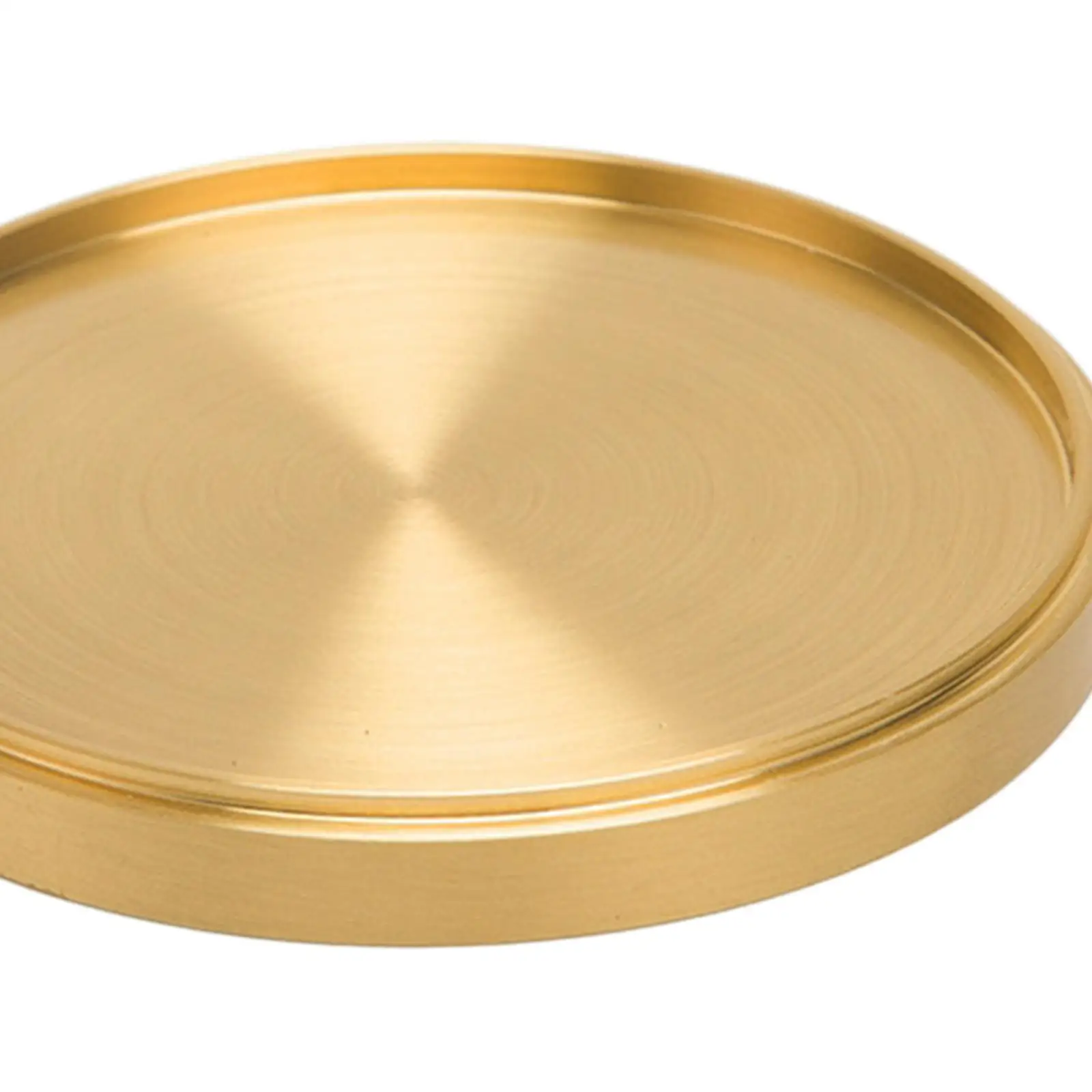 Metal Brass Coaster Copper Round Cup Heat Insulation Coaster for Home Counters Kitchen Tea Cup Mats Round Nonslip Copper Decor