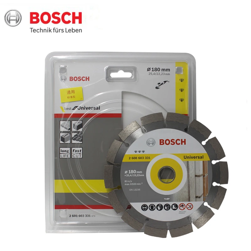 Bosch Diamond Disc for Cutting Stone Reinforced Concrete Granite Grinder Blade Diamond Cutting Disc for Grinder 105/110/125mm