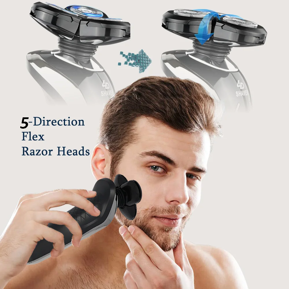 Yoodragons 5D Trimmer Beard Machine Electric Shaver Knives for Noise Ear USB Plug Hair Clipper Kemei Cutter Razor t9 for Man