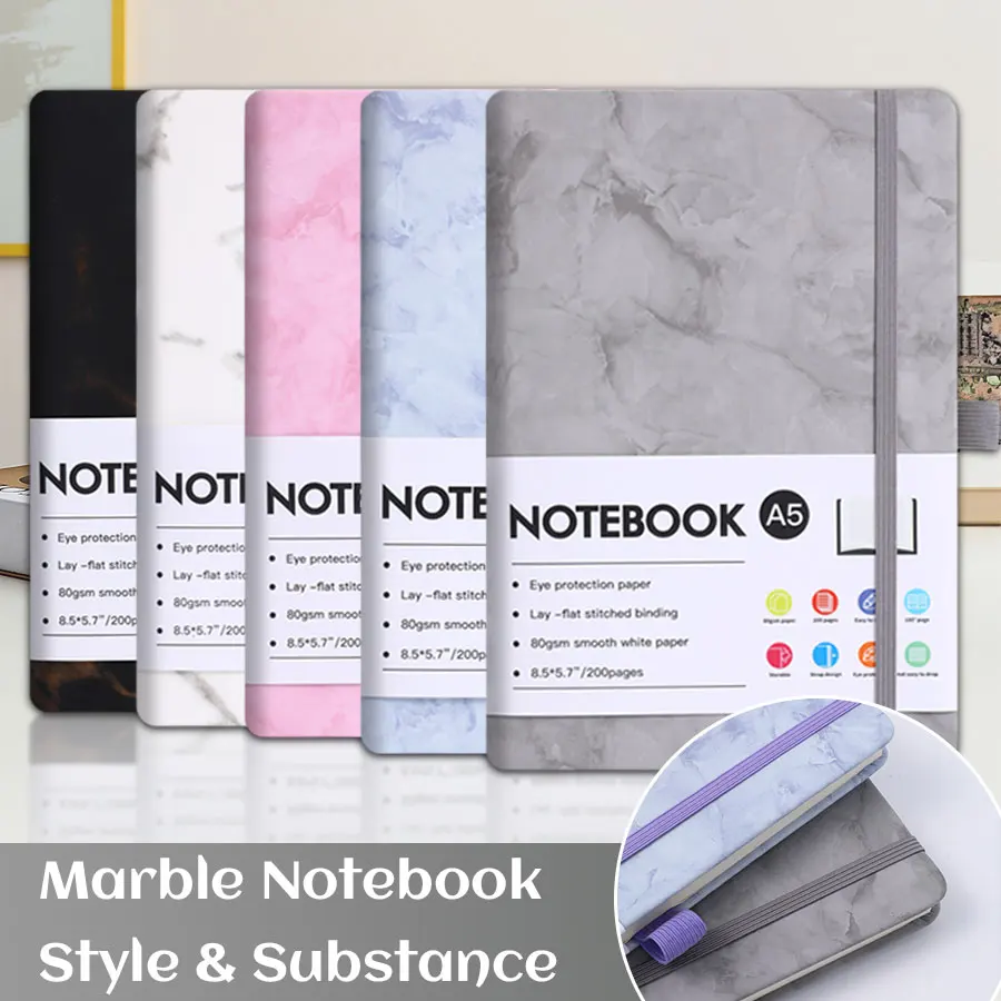 Paper Notebook Professional Style A5 Size Notebook with Thickened Paper for Office Compact Lightweight Planner for Sellers