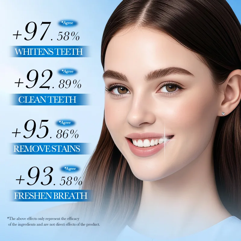 Toothpaste whitening, yellow stain removal,bad breath removal,smoke stain removal, adult specific quick whitening gum protection