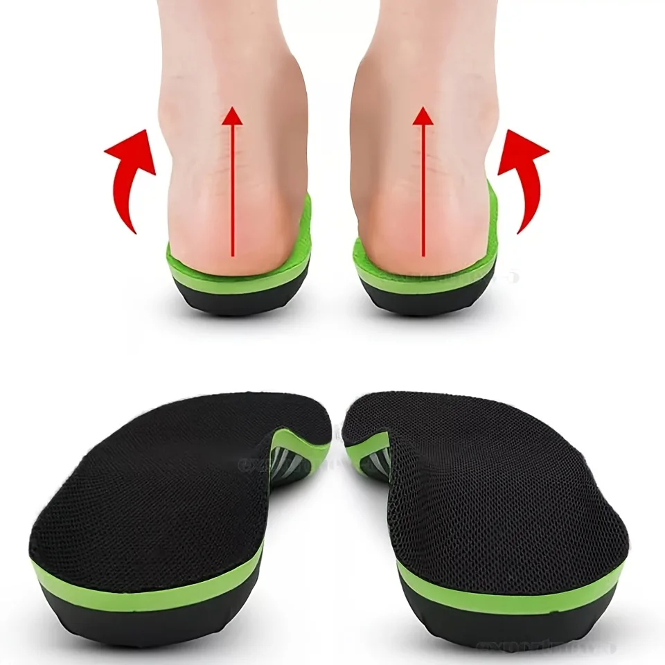 Plantillas de soporte para arco, deportes, absorción de impacto, elásticas, resistentes al desgaste, plantillas ortopédicas para pies planos, almohadilla para pies