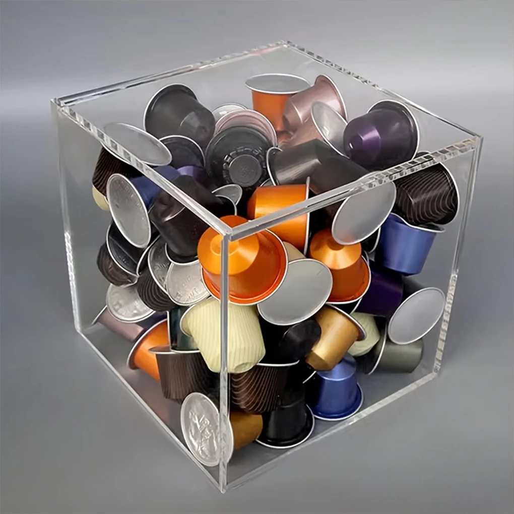 

2025 New Storage Box Coffee Capsule Holder Syrup Organizer Espresso Pod Creamer Container Instant Packets Tea Bag