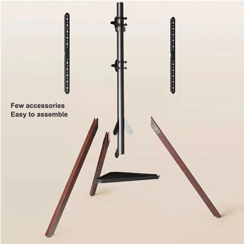 LCD Flat Panel TV Tripod Portable TV Stand Foldable Stand Mount Fits LCD LED Flat Screen TV Up To 70" - view 5