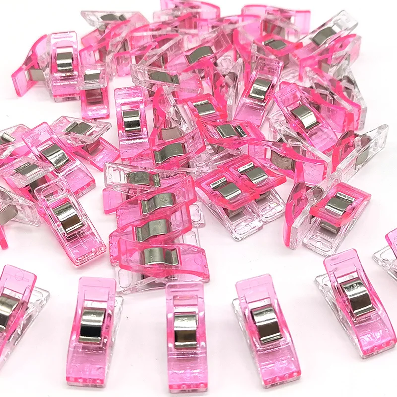 50 STKS Naaiclips Kleurrijke Clips Multifunctioneel Plastic Ambacht Haken Breien Veiligheid Kleding Clips Kleur Bindclips Papier