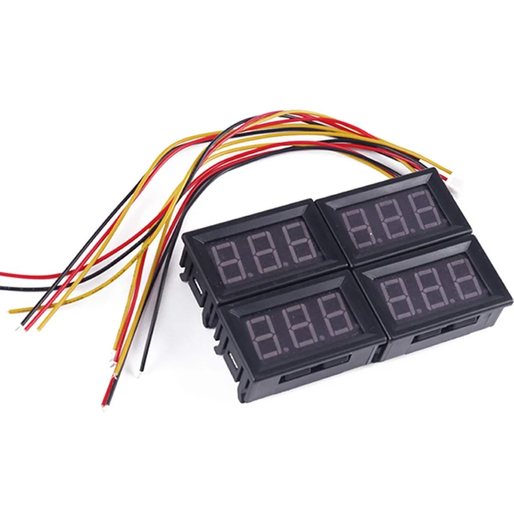 Mini Digital Voltmeter DC 4.5V to 30V Digital Voltmeter Voltage Panel Meter For 6V 12V 24V Electromobile Motorcycle Car 0.56 ''