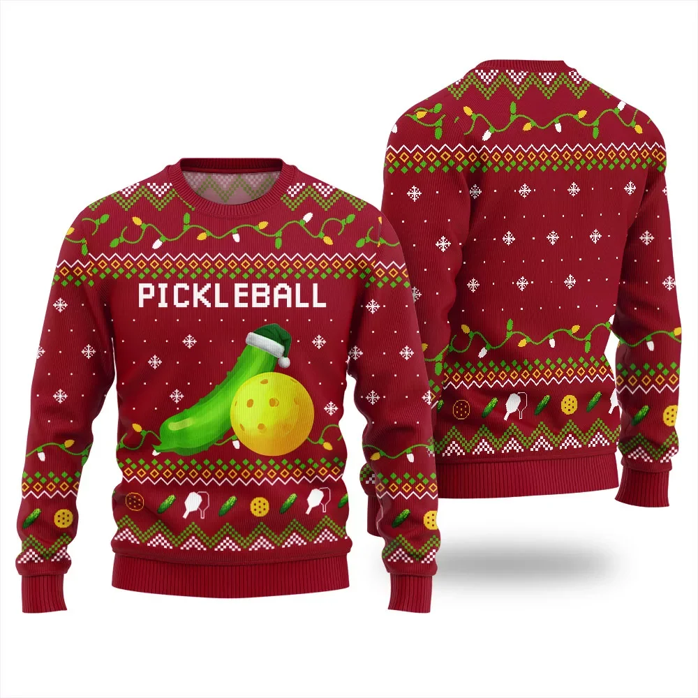 Kid's Pullovers Funny Christmas Jersey New 2024 High Quality Couples Ugly Christmas Sweater Winter Man Clothes Fashion 3D Print