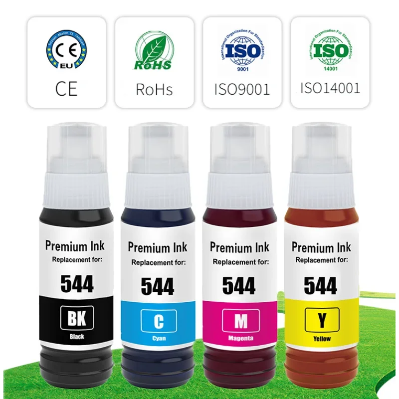 

3U Printer 544 Ink Bottle Refill Kit for Epson EcoTank L3150 L1210 L1250 L3110 L3150 L3210 L3250 L3251 L3260 L5290 Printe