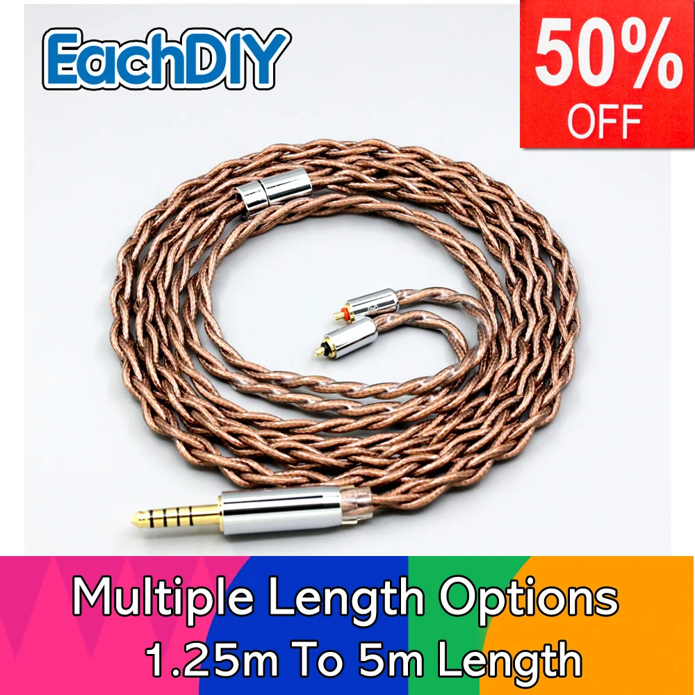 

99% 24k Gold 7n Pure Silver Graphene Shield Earphone Cable For Etymotic EVO W Pro X10 X20 X30 X50 IPX T2 Pin LN008515