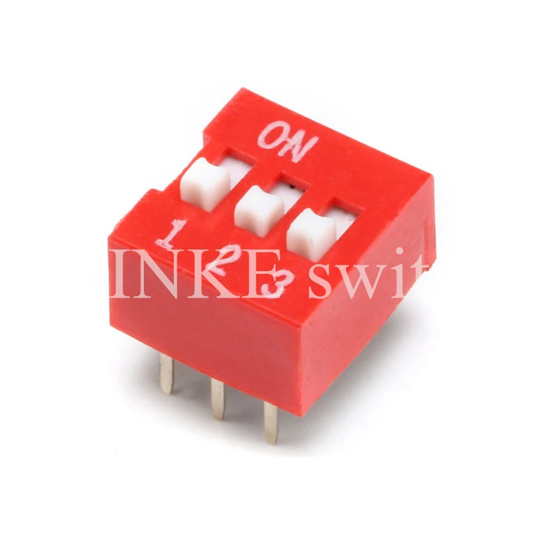 1 PCS/Lot DIP Switch Coding Toggle Switch Spacing 2.54MM DIP Dial The Code Switch 1 2 3 4 5 6 7 8 9 10 12 PIN Quick Switch