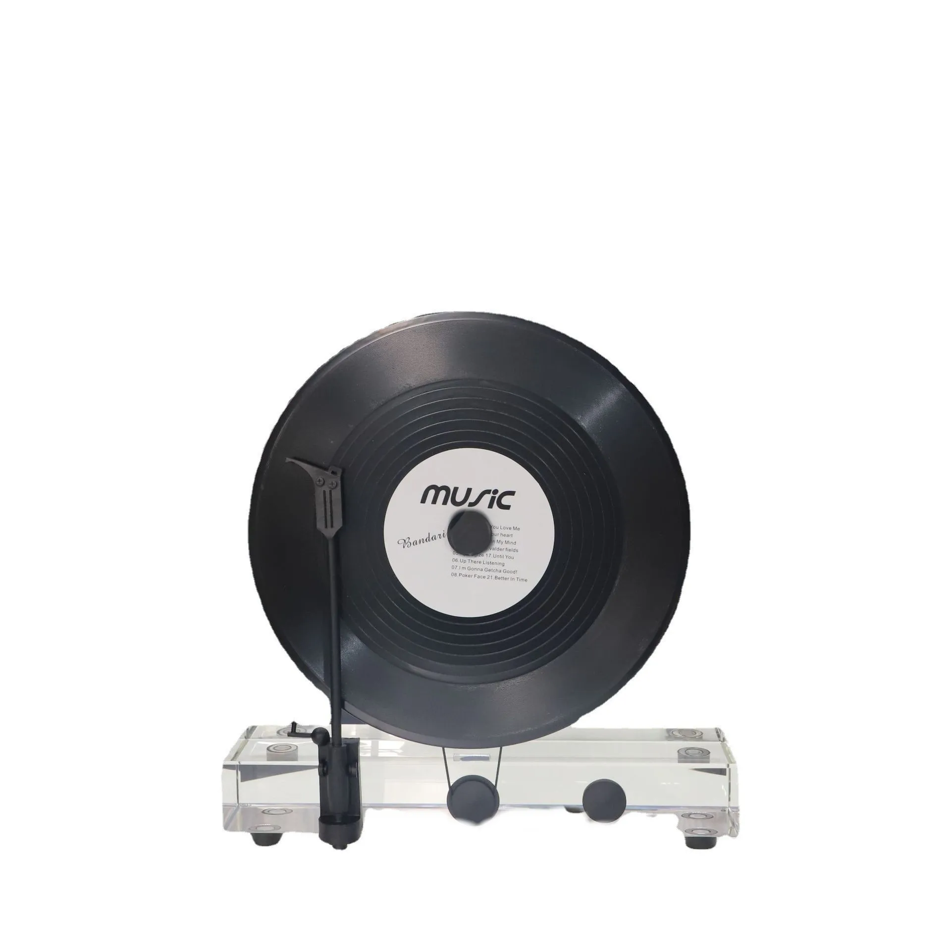 

Modern simulation vertical vinyl record player coffee table home living room jewelry ornament