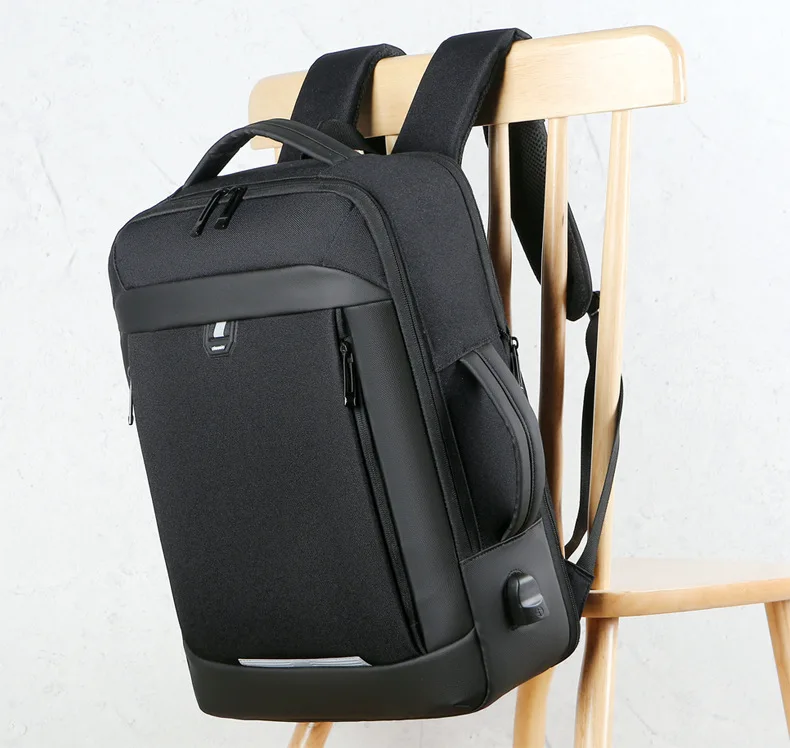 17 Inch Business Laptop Backpack Waterproof Notebook For Men School Book Bag Expandable Multifunction USB Charging Man backpacks
