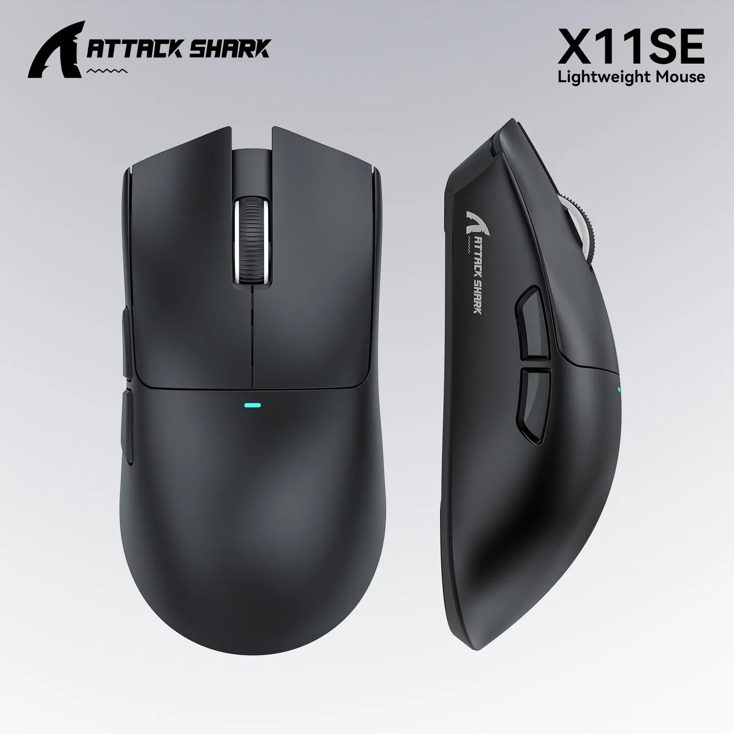 

ATTACK SHARK X11 SE Ultra-Light Wireless Gaming Mouse - PAW3311 Tri-Mode, Low Latency, Ergonomic for Competitive Play