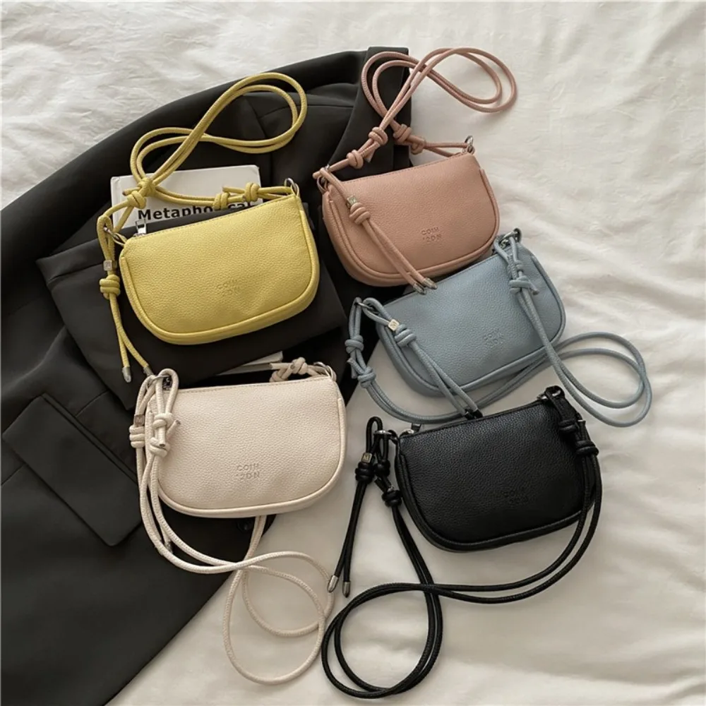 

New Exquisite Women's Shoulder Bag Small Mini Crossbody Bag Leisure Solid Color Commuting Bag Ladies