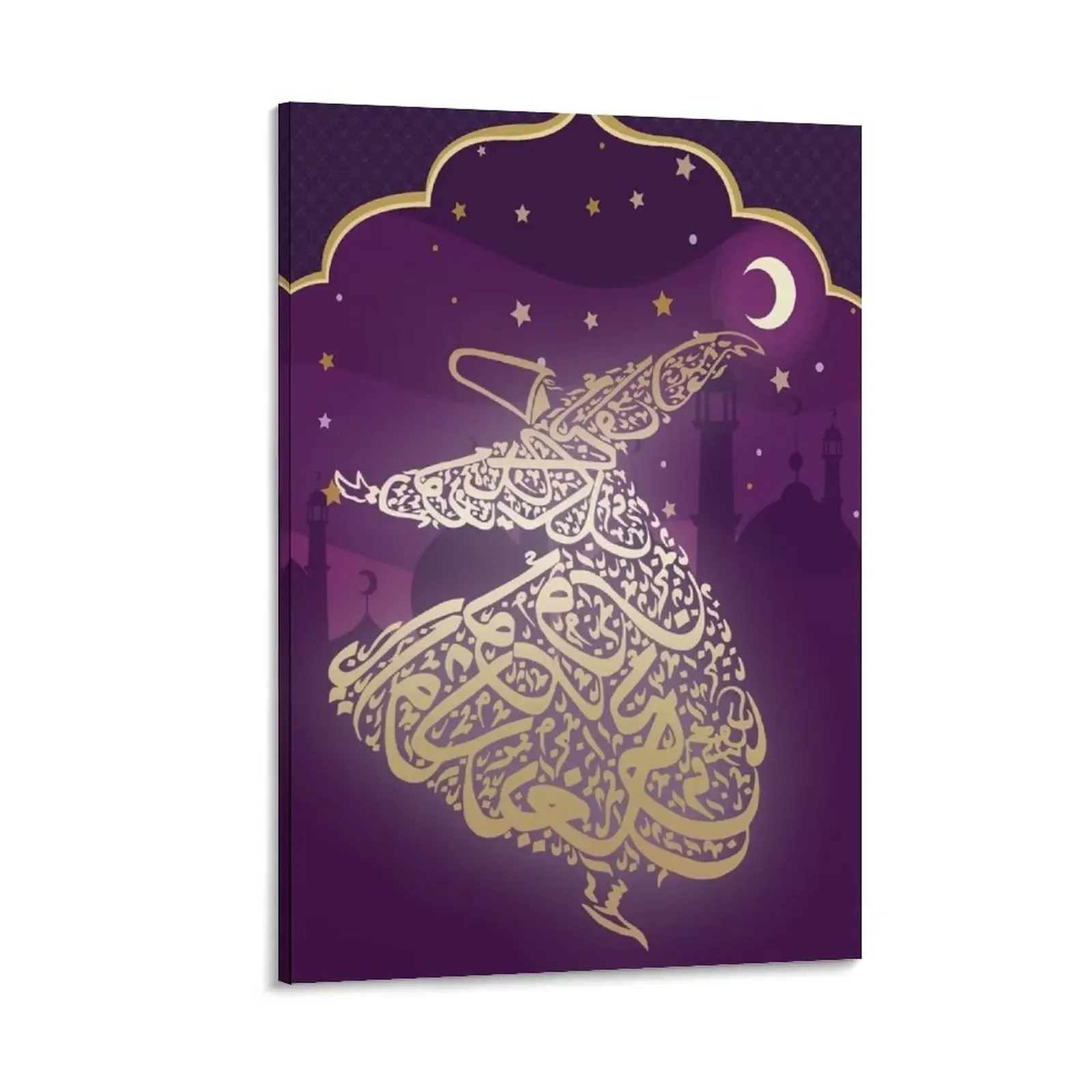 

Whirling Dervish Canvas Painting decorative wall poster decorative pictures for living room anime