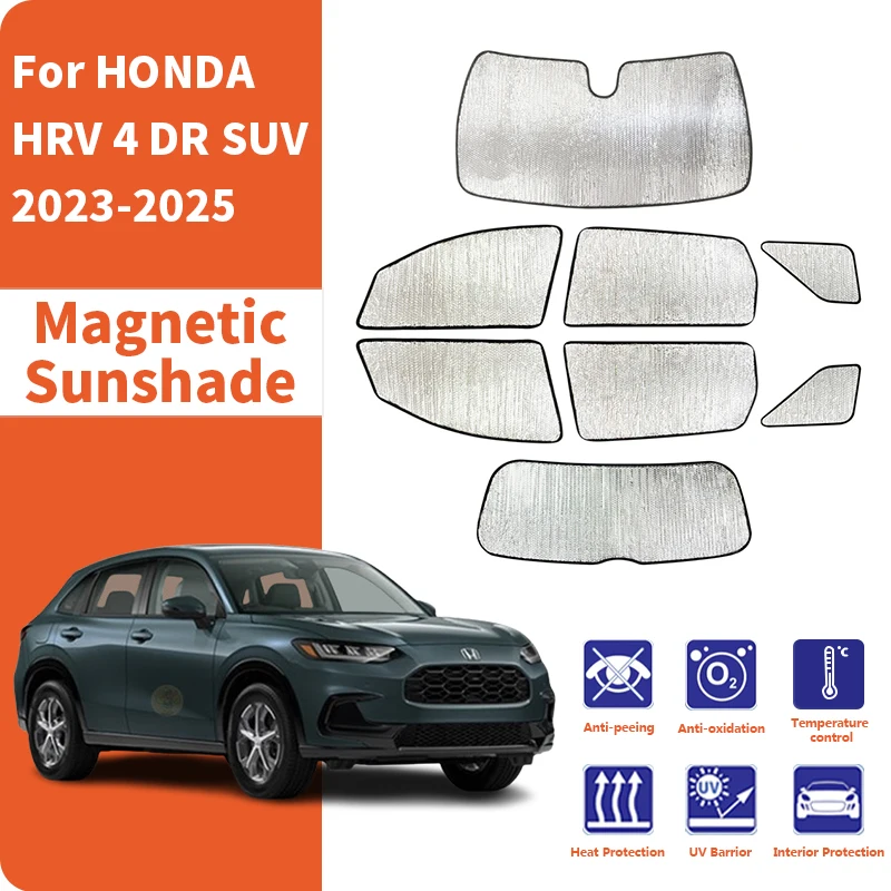 

Солнцезащитные шторки на окна автомобиля, защита от УФ-лучей, аксессуары для HONDA HRV 4 DR SUV 2023-2025
