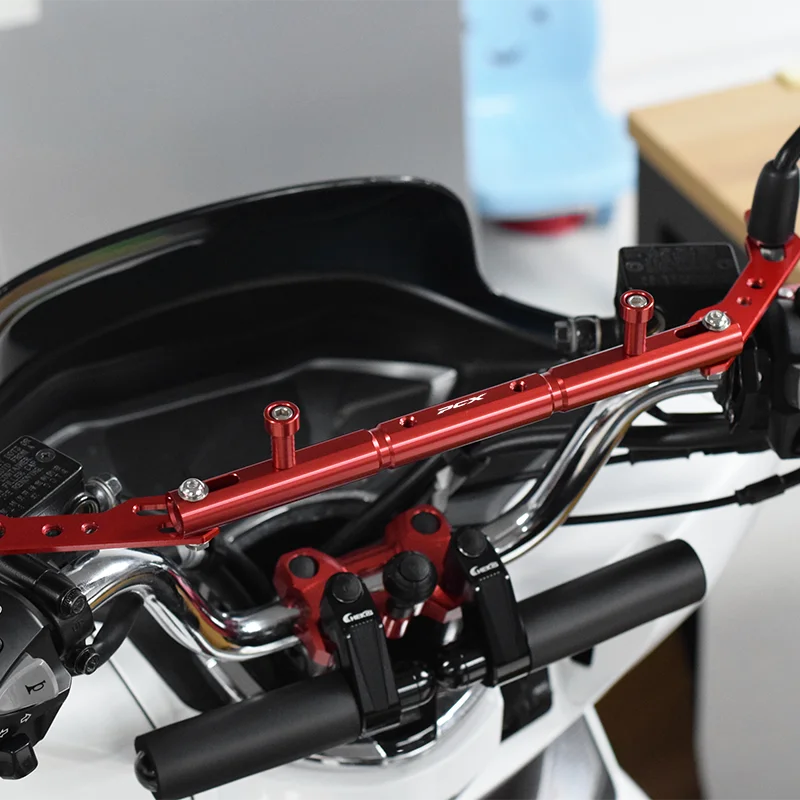 Chekis Is Suitable for Yamaha Nmax125/155/160 Nmax Turbo/Tech Max Neo/Neo S Modification Accessories, Multi-Functional Extension Crossbar, Handlebar Balance Bar, Expansion Bracket, Mobile Phone Navigation Bracket Fixing Rod