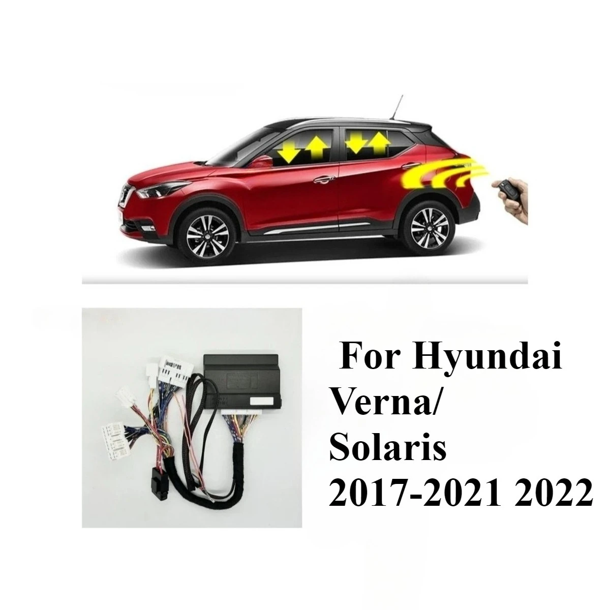 

Автомобильное управление питанием от ключа, закрывающее окно, закрывающееся и открытое левое управление с левым рулем для Hyundai Verna/Solaris 2017-2021 2022