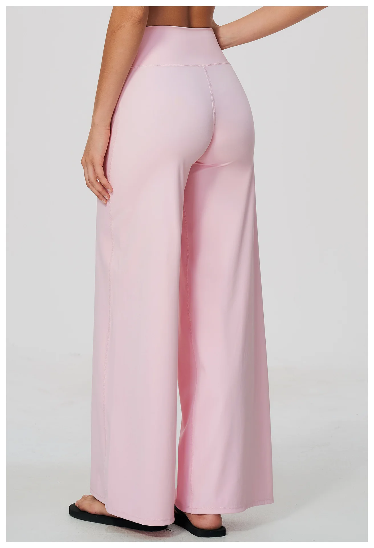 Cross High Waist Yoga Pants Breathable Cloud Feeling Pilates Sports Wide Leg Trousers Hip Lifting Workout Fitness Running Pants