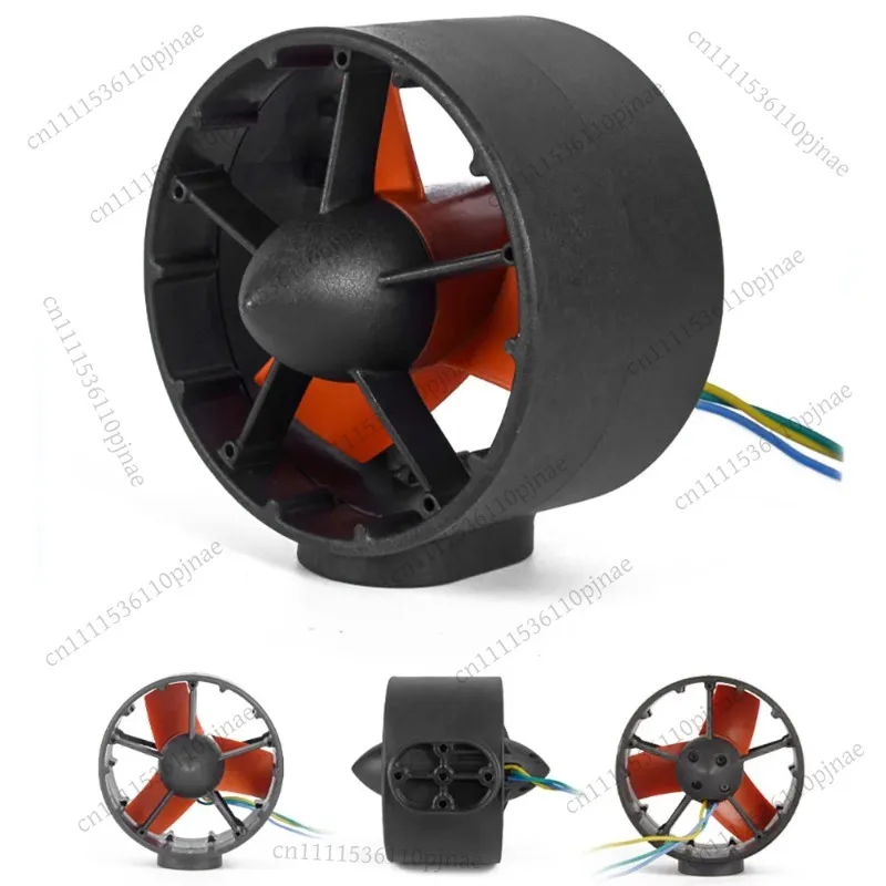400W Brushless Underwater Thruster 12-24V ROV Motor 7KG Thrust for Kayak Unmanned Boat Diving Propulsion System
