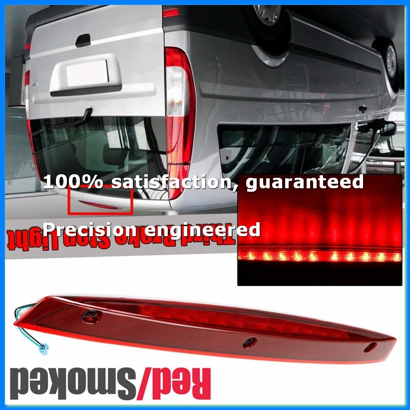 New LED High Mount 3Rd Third Brake Stop Light High Level Tail Light Lamp for W639 A6398200056-A68X