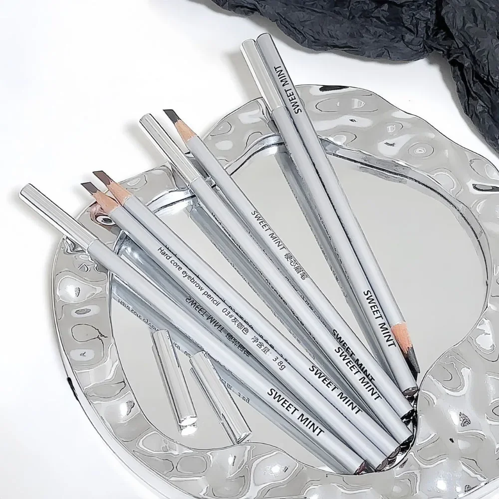Lápiz de cejas Natural de estilo duro, duradero, resistente al agua, a prueba de sudor, potenciador de cejas salvajes, herramientas de maquillaje, cosméticos, 1 ud.