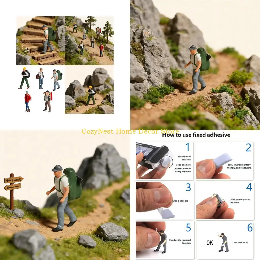 92MF – figurines miniatures d à l'échelle 1 Texture en résine pour exposition Dioramas décoration