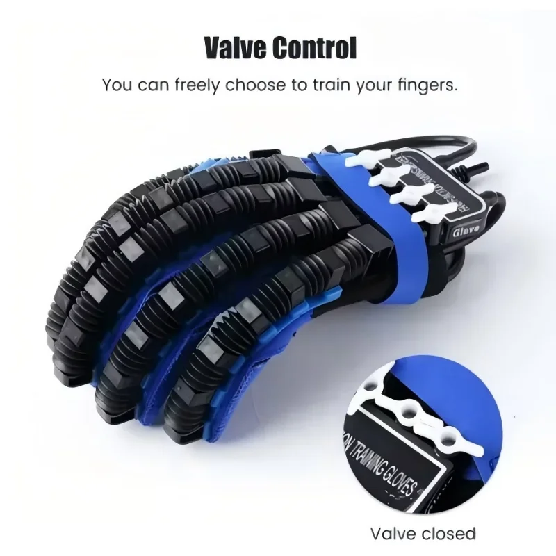 New Portable rehabilitation robot Gloves Stroke Hemiplegia Cerebral Infarction Trainer Finger Exerciser Hand Function Repair