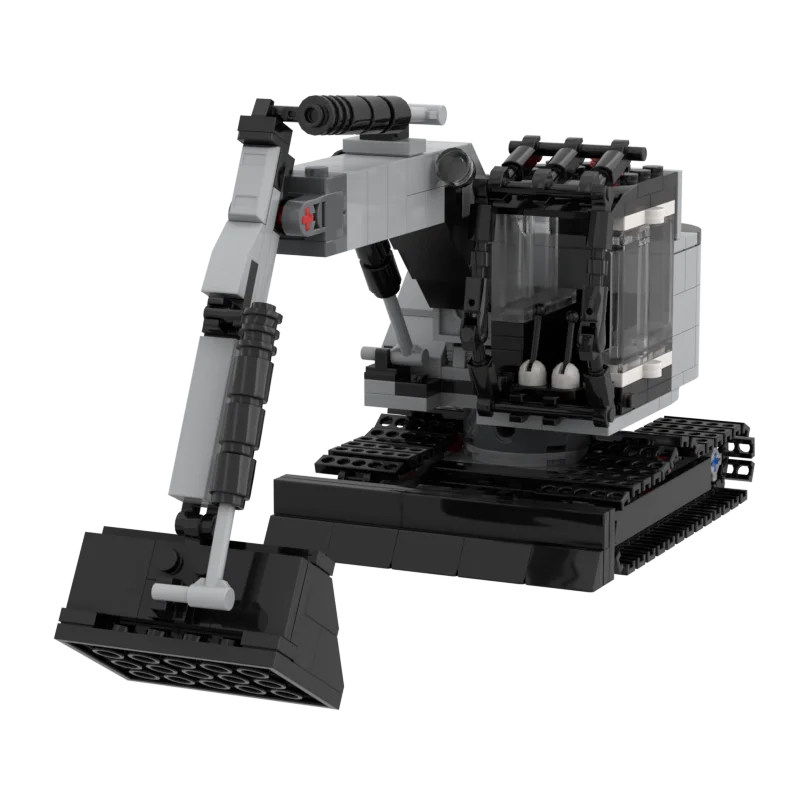 

MOC Excavator Puzzle Assembly Building Block Small Particle DIY Toys Gift Assembly Parts Pack 358pcs （Small Particle DIY）