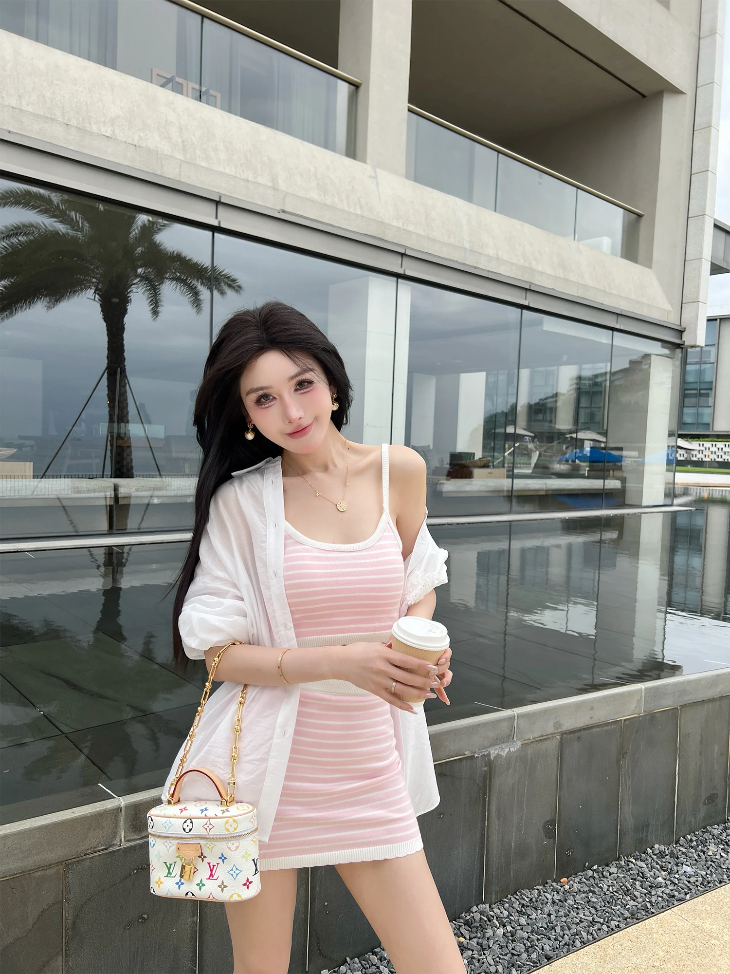 

Женский вязаный комплект LADIES FIRST: укороченный топ с длинными рукавами и юбка в стиле колор-блок, комплект из двух предметов для женщин, весна