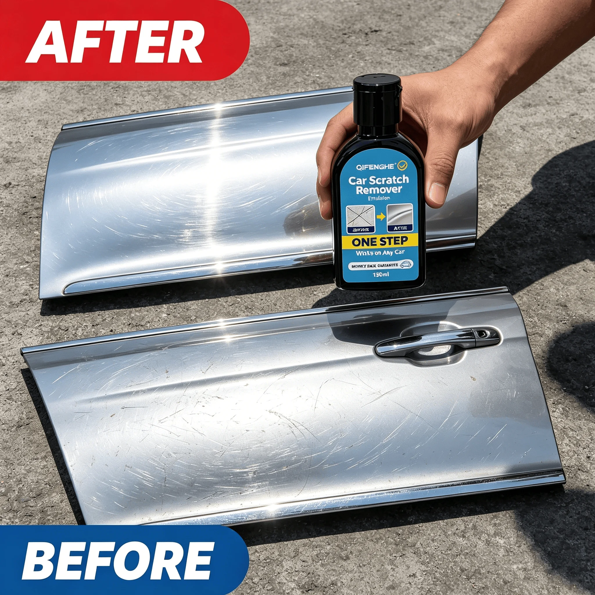 Car Paint Scratch Remover Emulsion 150ml - Effectively Erases Scratches & Restores Shine