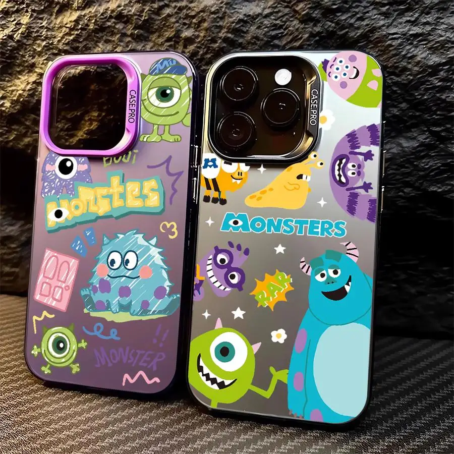 Disney Caroon Monsters Inc Phone Case for iPhone 16 15 14 Pro Max X XS 12Pro 11 XR 13 14Plus 11Pro 12 Shockproof Shell Cover