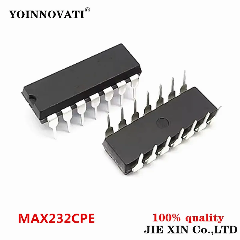 

10-100Pcs New in-line MAX232CPE MAX232 DIP-16 RS232 Driver Receiver module Free Shipping