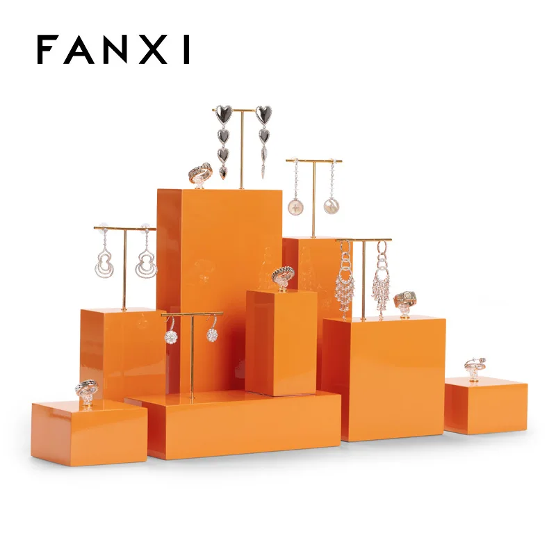 Fanxi jewelry display prop earring display shelf superior sense window cabinet ring jewelry display shelf