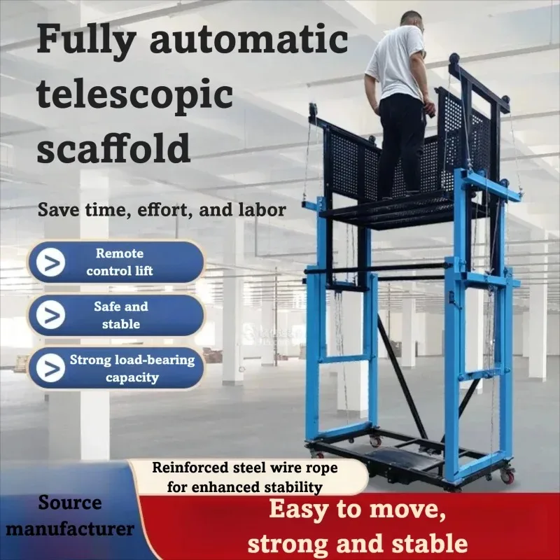 

Electric scaffolding home decoration site construction portable mobile lifting platform lifting platform folding lift