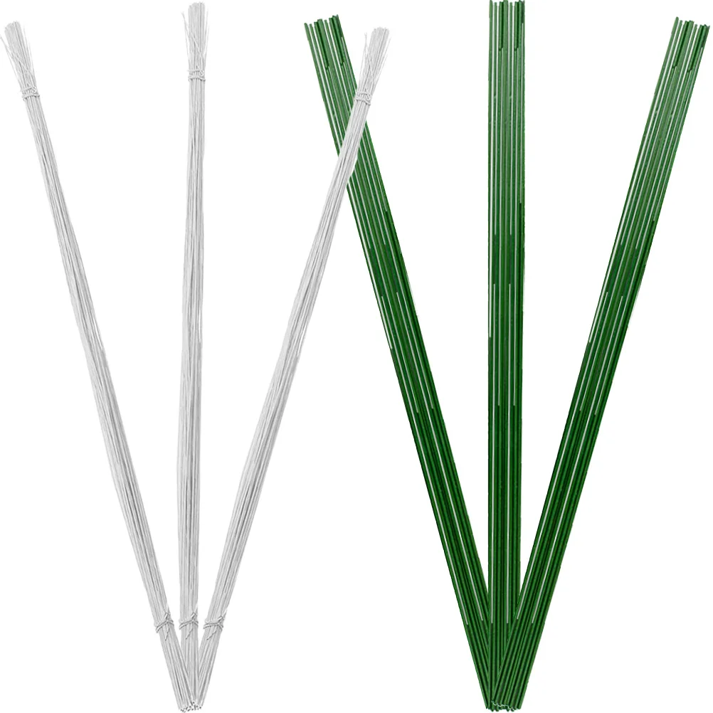 

200pcs Paper Artificial Simulation Stem Flower For Diy Wedding Crafts Floral Decoration Floral Stems Faux Flower Stems