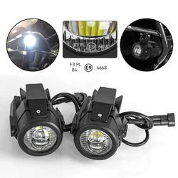 Universal Motorcycle LED Headlight Projector Driving for Light Auxiliary Spotlight Lamp for BMW R 1200 GS Adventure LC 2014 2015