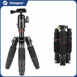 Fotopro Mini Tripod Portable Desktop Carbon Fiber Travel Tripod for Camera with Ball Head X-GO MINI2