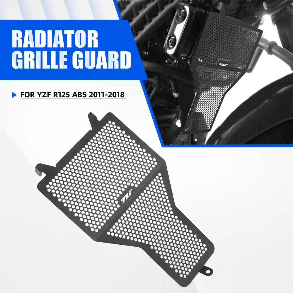 FOR YAMAHA YZF R125 ABS 2011-2012-2013-2014-2015-2016-2017-2018 Fuel Tank Cooler Radiator Guard Cover Protection MT-125 MT125
