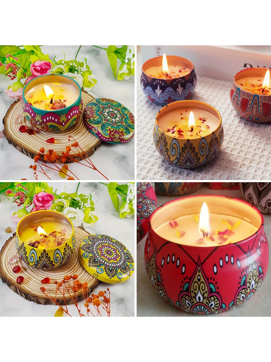 12pcs Candle Tins, 2.2oz Candle Containers For Making Candles, Bulk Candle Jars, DIY Candle Making Tins, For candle making.