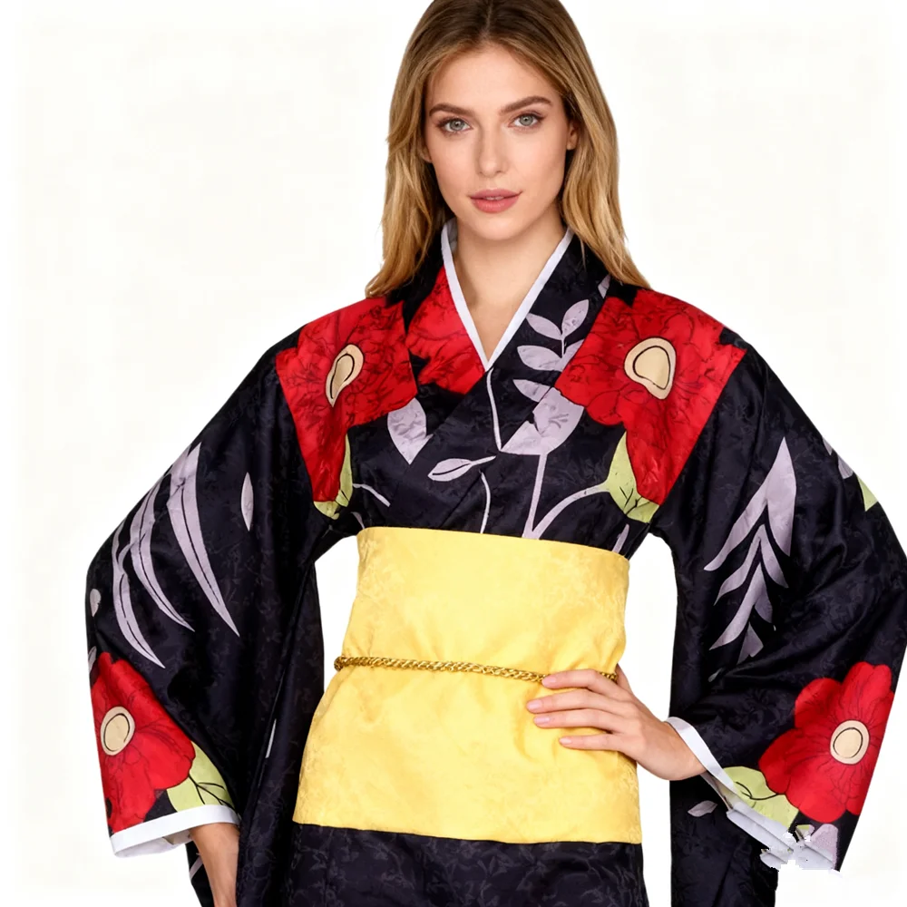 

Anime Tamayo Cosplay Costume Kime-tsu No Yaiba clothes Japanese Kimono Haori Man Woman Halloween Cosplay Costume