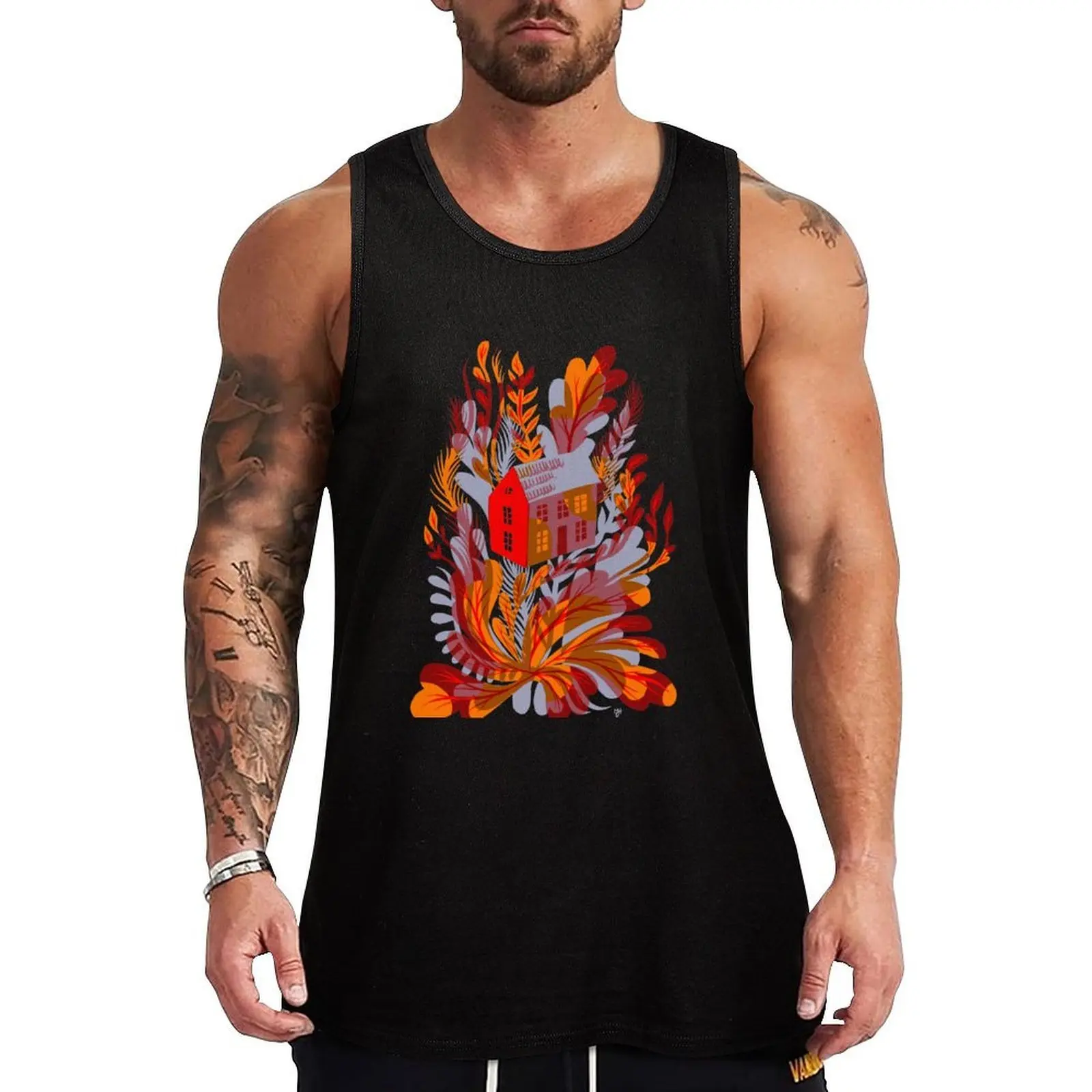 House Flower (Morning) Tank Top Classic Basic Tank Top Solid Color Everyday Wear