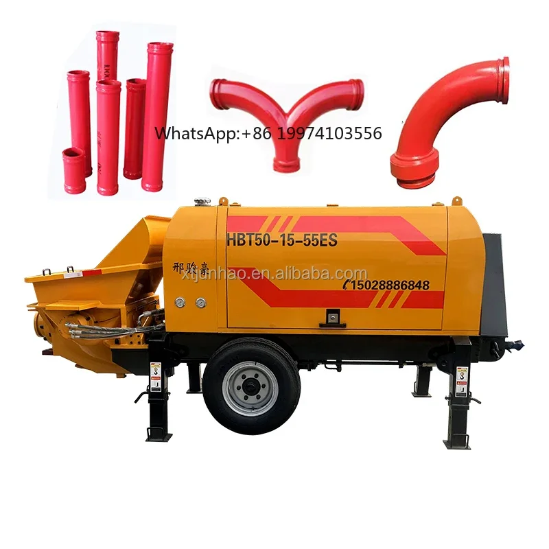 Small hydraulic pump diesel mobile concrete pump for sale