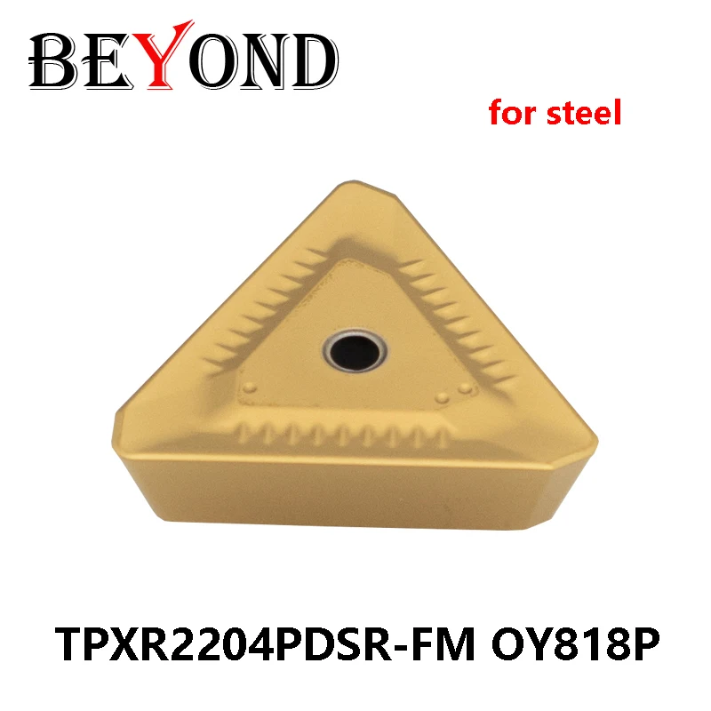 

BEYOND TPXR2204PDSR-FM ΟY818P TPXR 2204 TPXR2204 PDSR TPXR22 Big Triangle Fast Feed CNC Milling Inserts Process Steel Lathe Tool