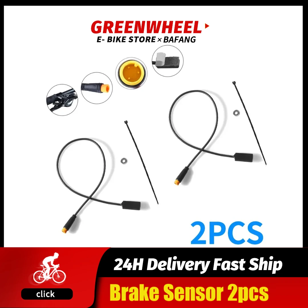 Bafang 2pcs Brake Sensor BBS01 BBSHD BBS01B/02B Mid Drive Motor Power Cut Off Ebike Hydraulic Brake Sensor for Electric Bicycle