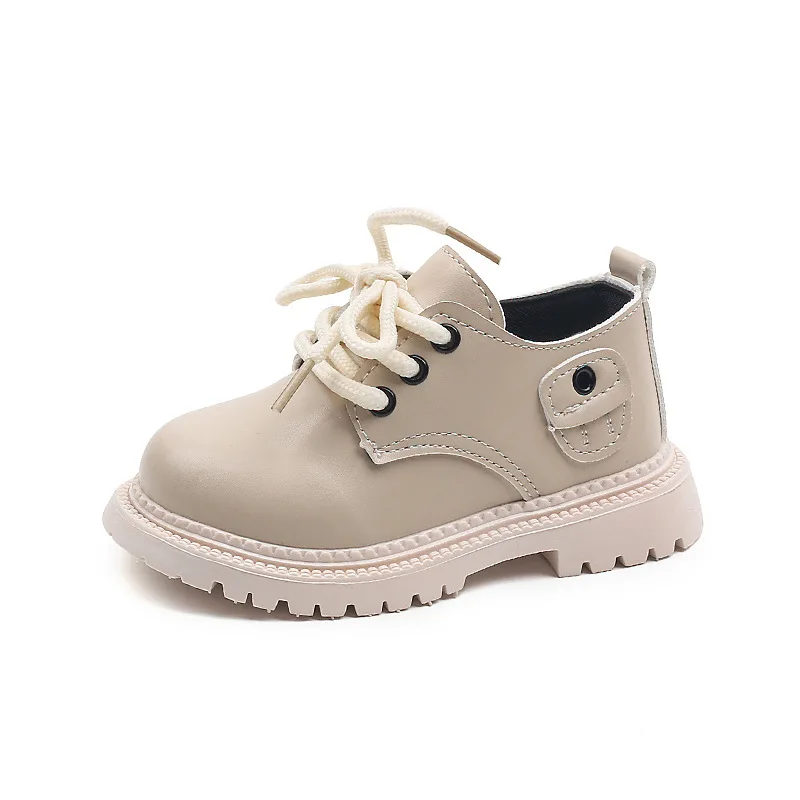 Spring and Autumn New Fashion Kids Boys Leather Shoes Solid Color Children Girls Casual Shoes for Performance Drop Shipping 2024