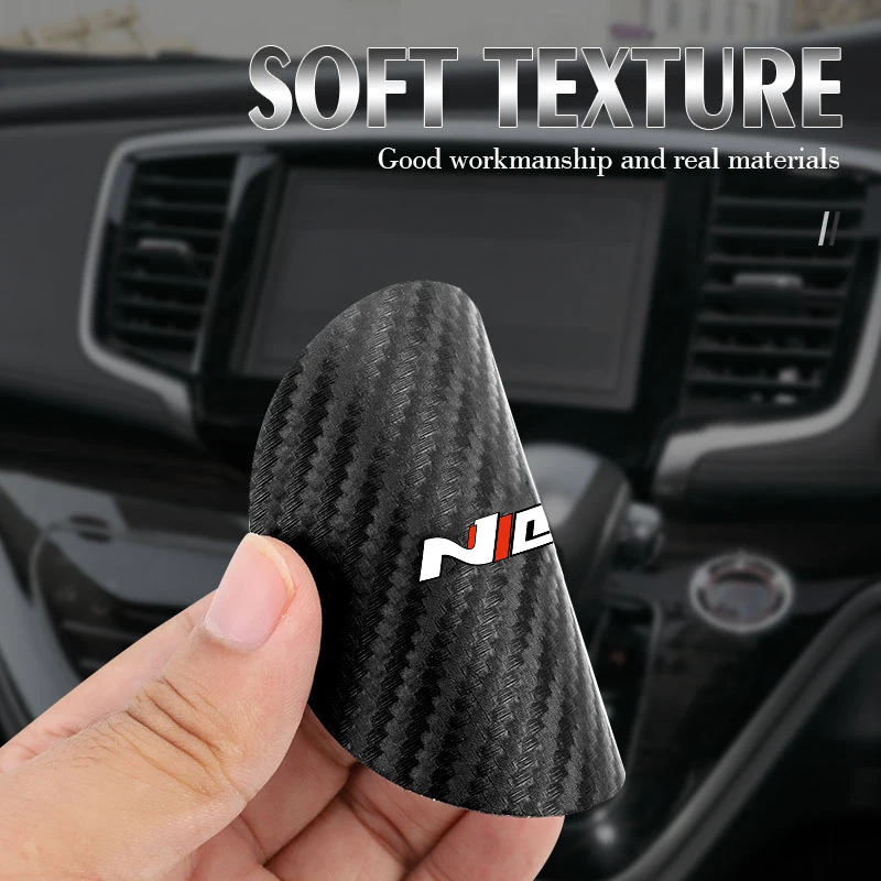 For Hyundai N Line i20 i30 Sonata Tucson Azera Elantra Veloster Kona Santa 2Pcs Car Coaster Water Cup Mat Non-Slip Pad Accessori