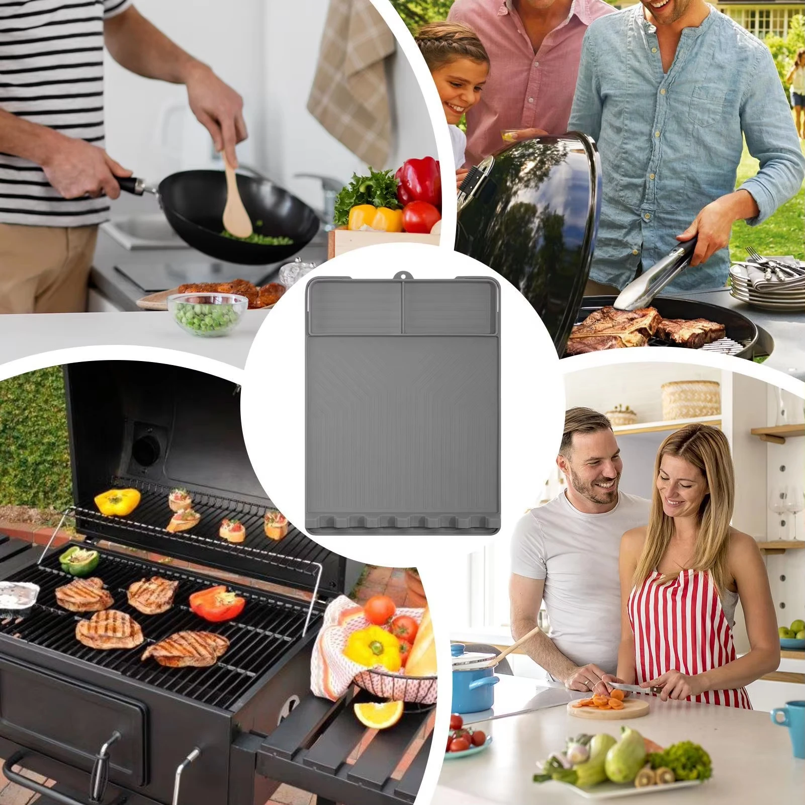 Silicone Mat For Grill Heat Re - огляд і ціна Outdoor Camping Griddle