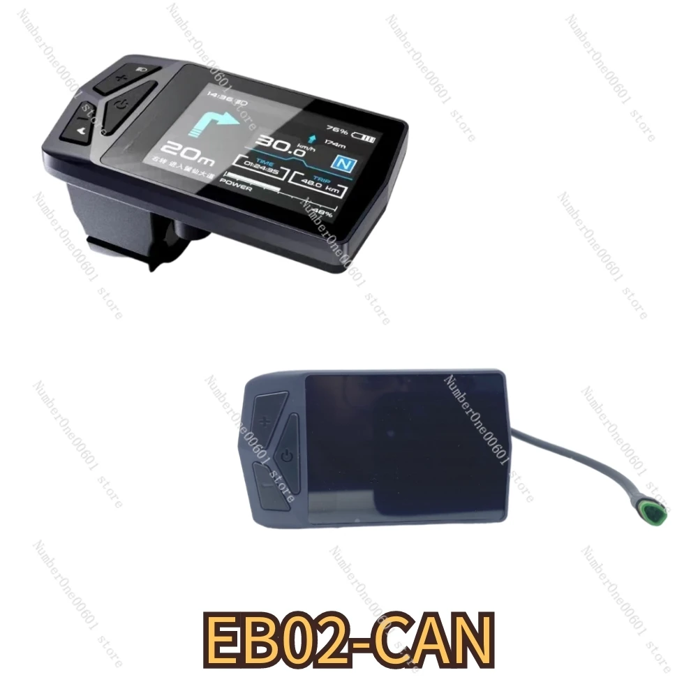 For Bafang Mid Motor EB02 Display  Breaking Speed Limits Bluetooth  Call Reminder Map Navigation BBS0102 HD M200 M400