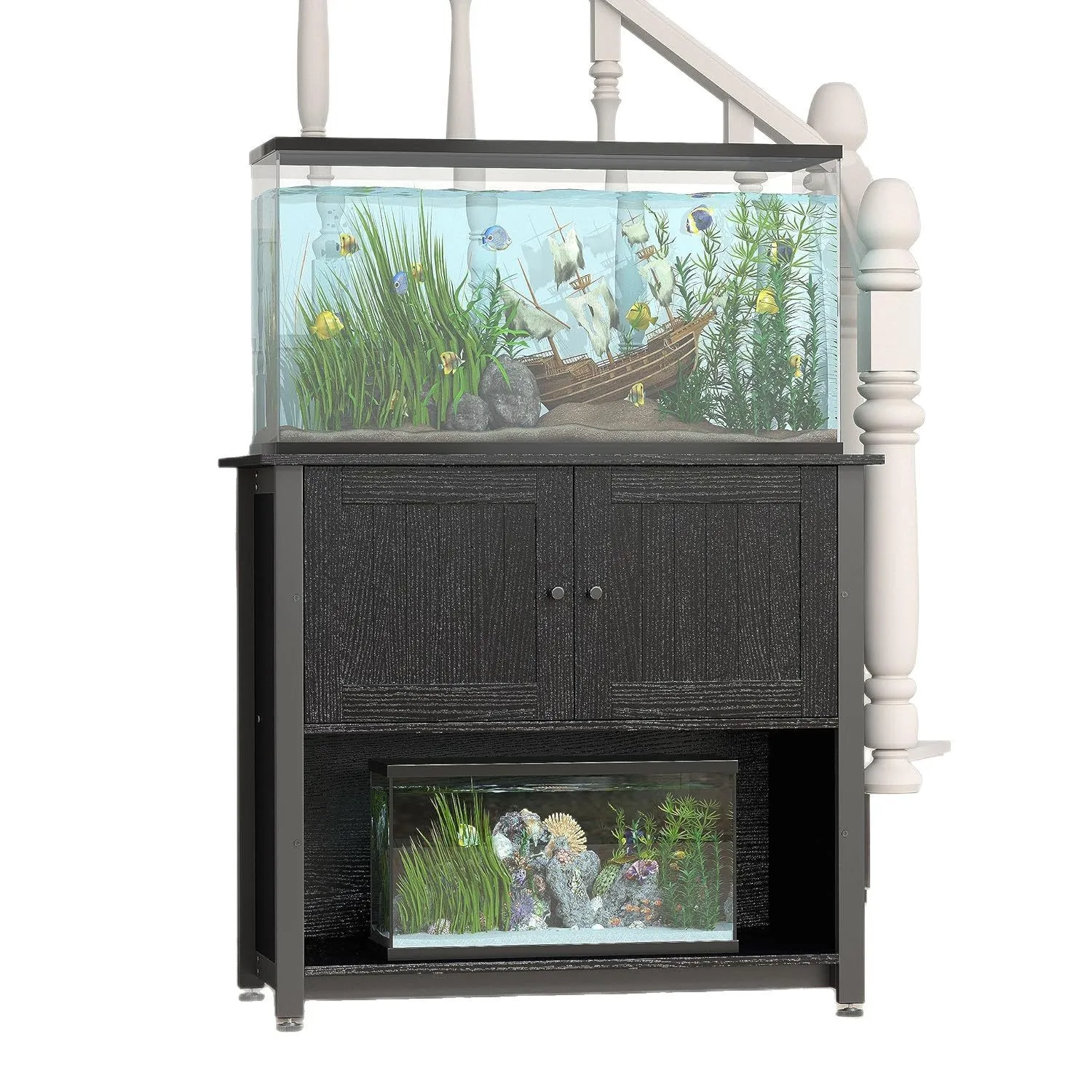 Metal Aqurium Holder Stoage Acessories Reptile Tank Glass Conainer